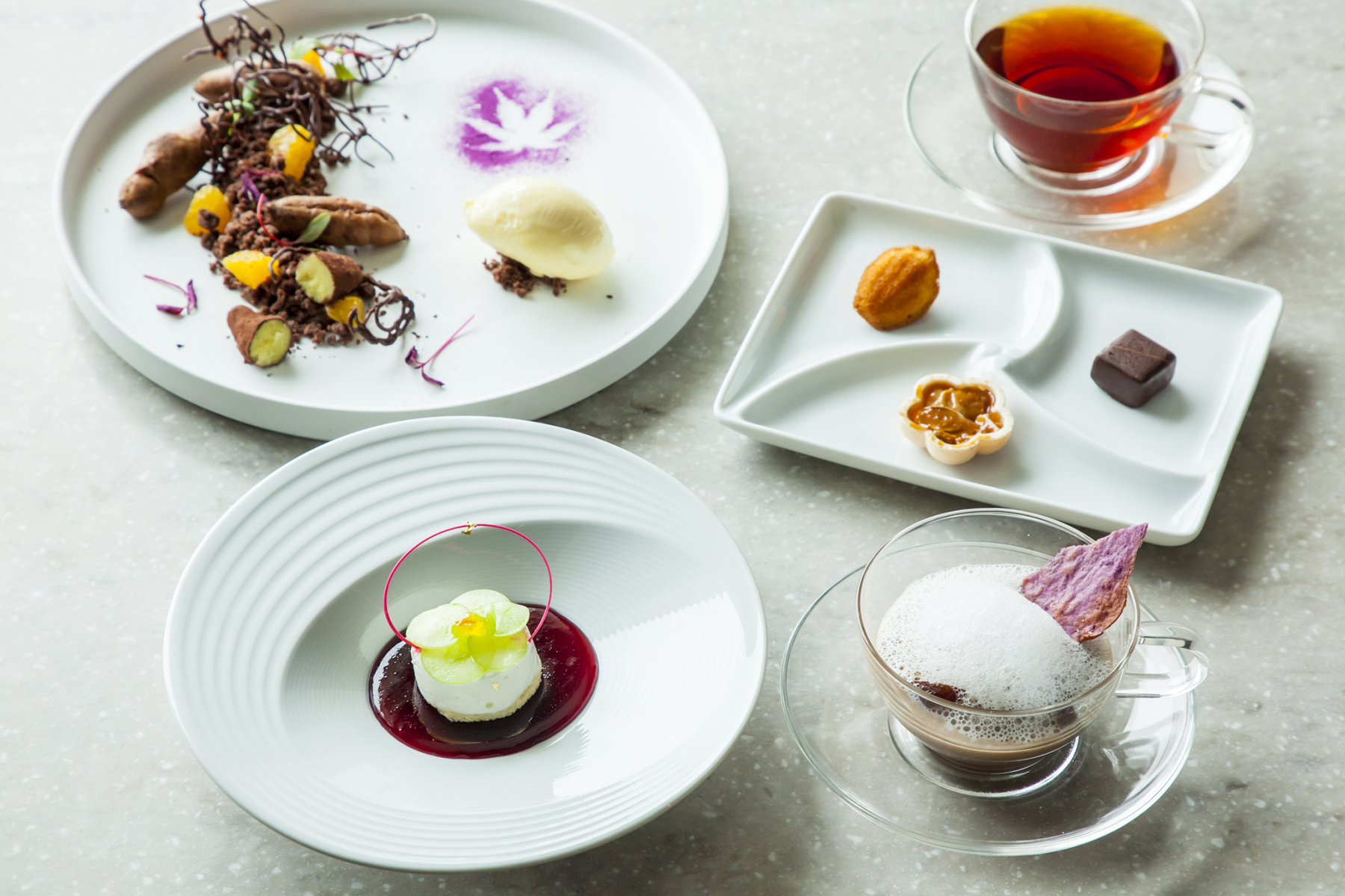 SEASONAL DESSERT COURSE MOVING YOUR HEART BY AUTUMN INGREDIENTS Tokyo